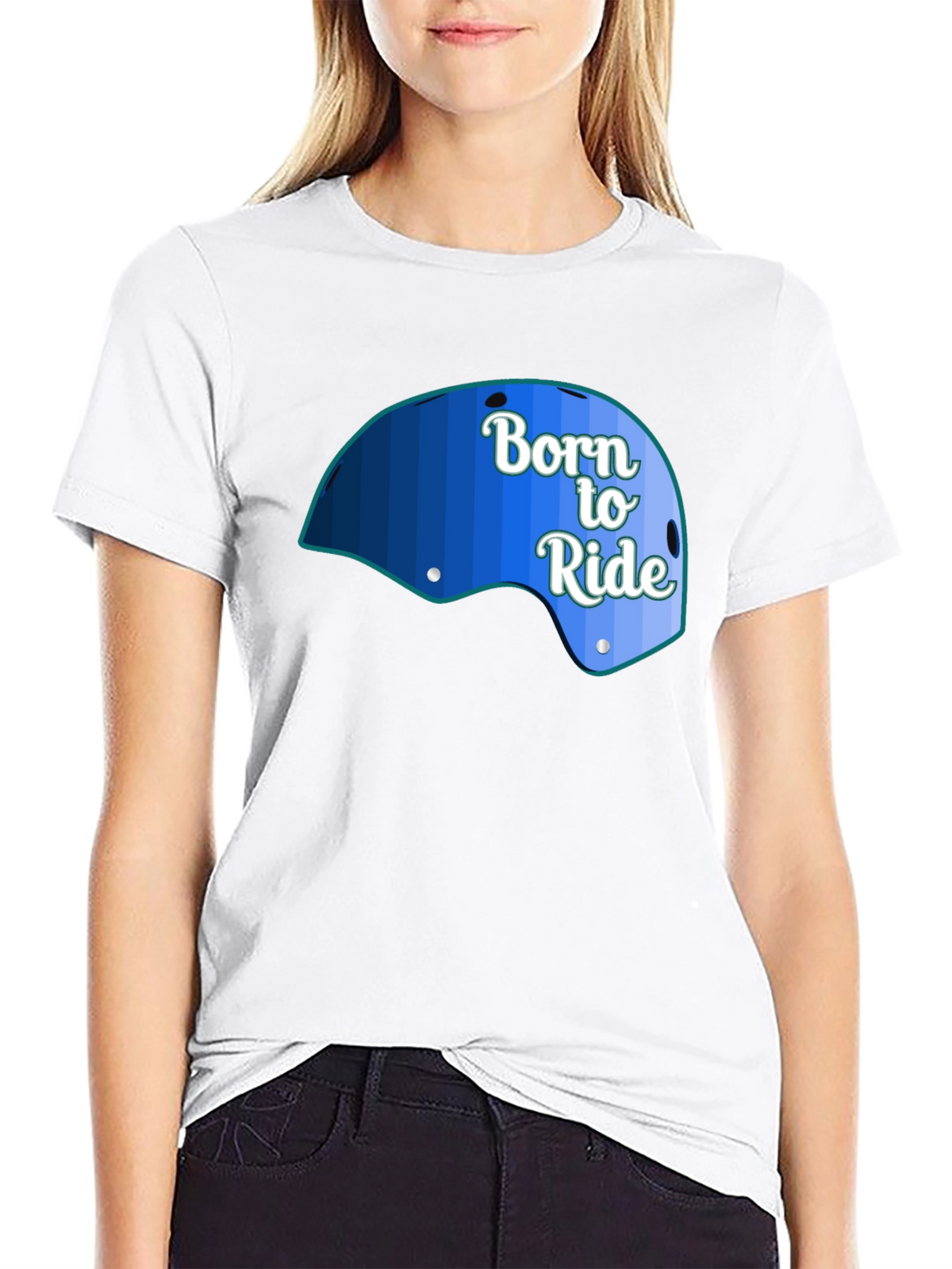Born to Ride Graphic Tee - Black