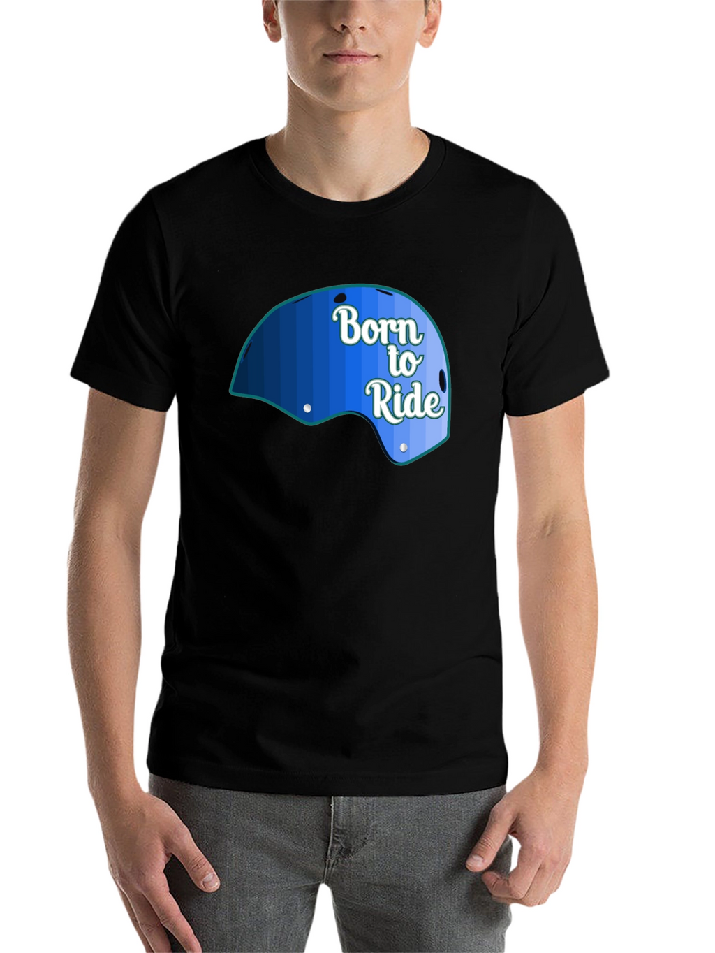 Born to Ride Graphic Tee - Black