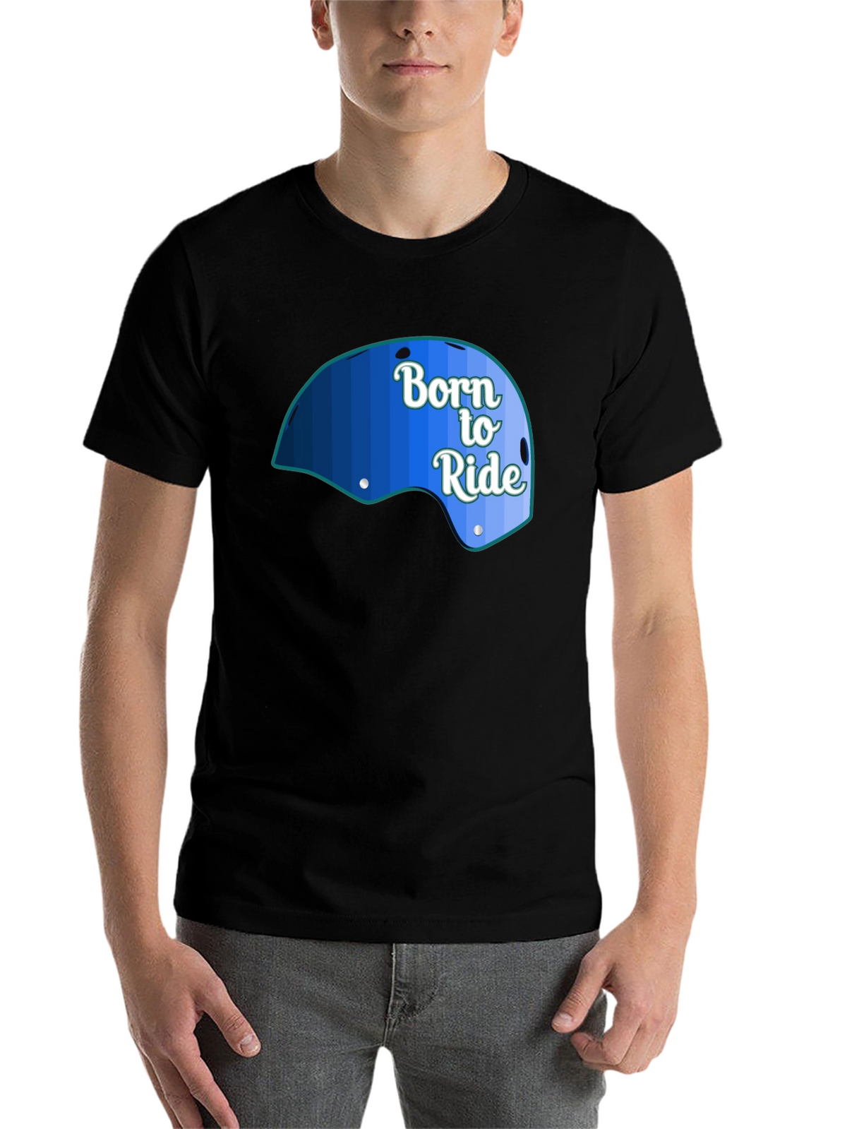 Born to Ride Graphic Tee - Black