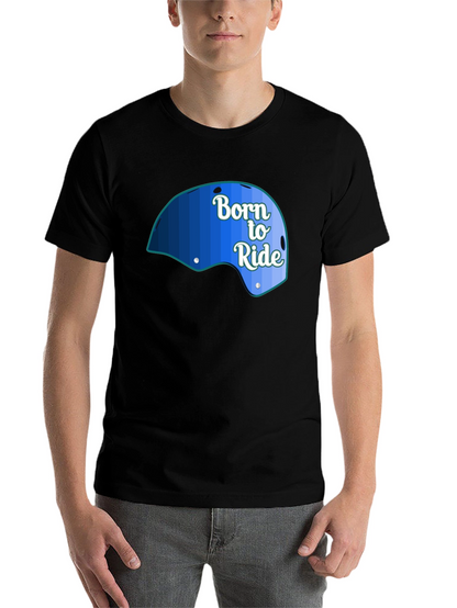 Born to Ride Graphic Tee - Black