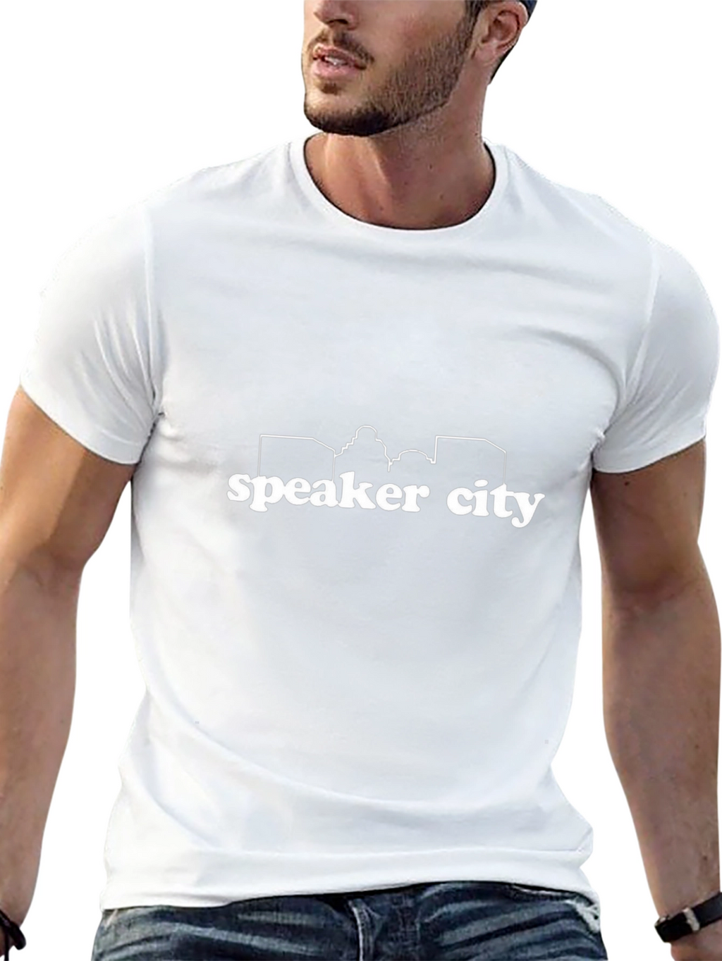 Speaker City T-Shirt - Black - Graphic Tee