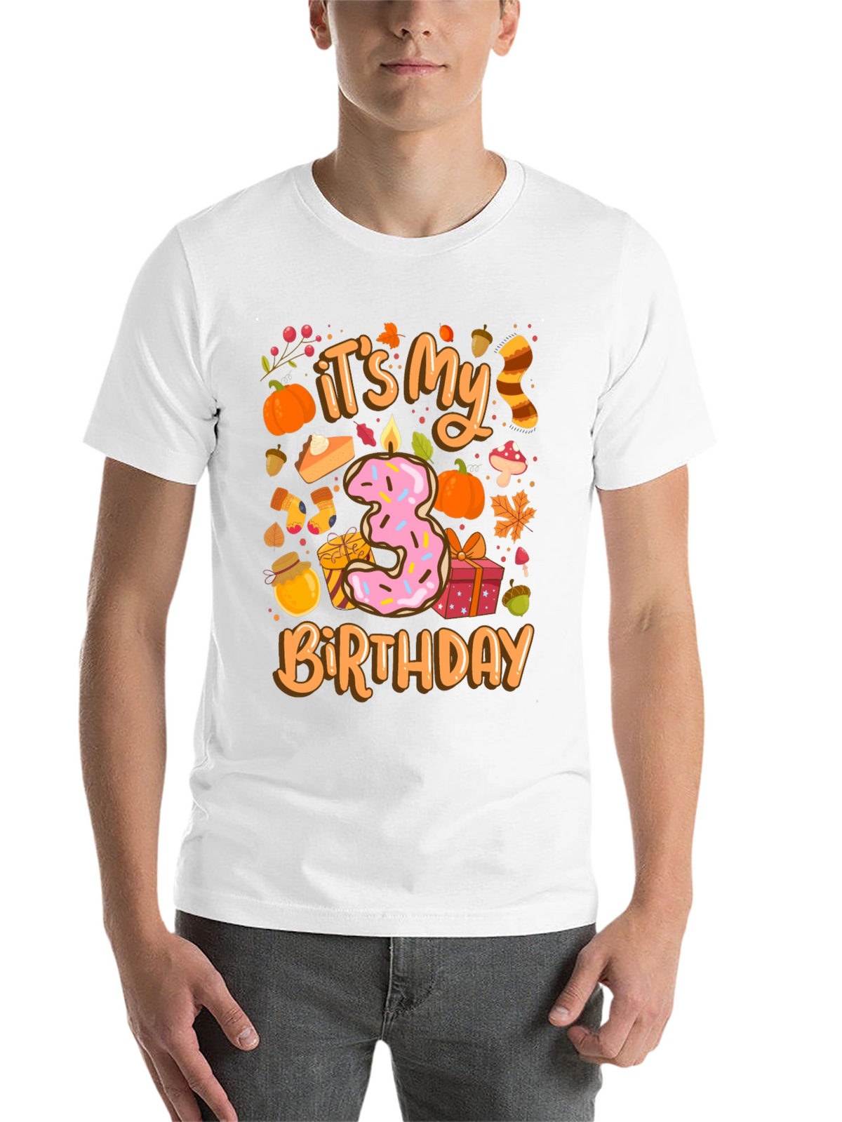 Its My 3rd Birthday T-Shirt Fall Theme
