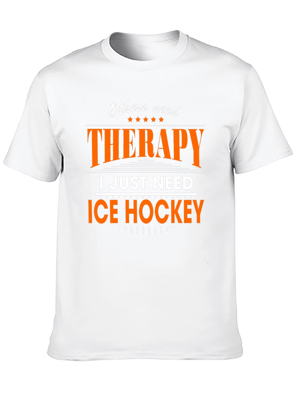 Ice Hockey Therapy T-Shirt -  Funny Hockey Fan Tee