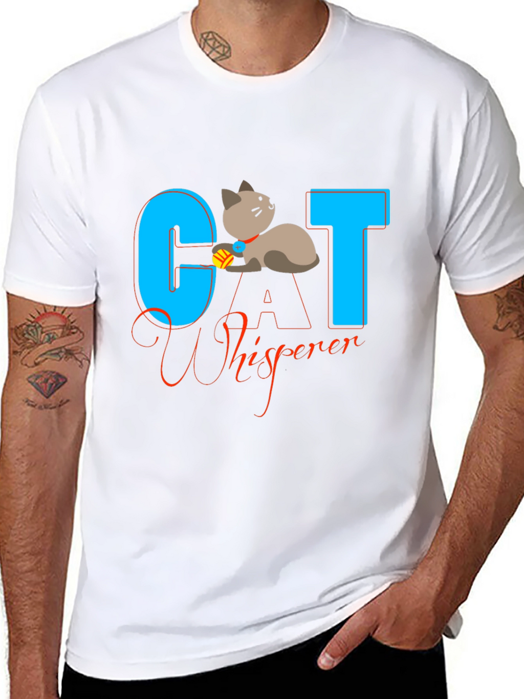 Cat Whisperer Graphic T-Shirt