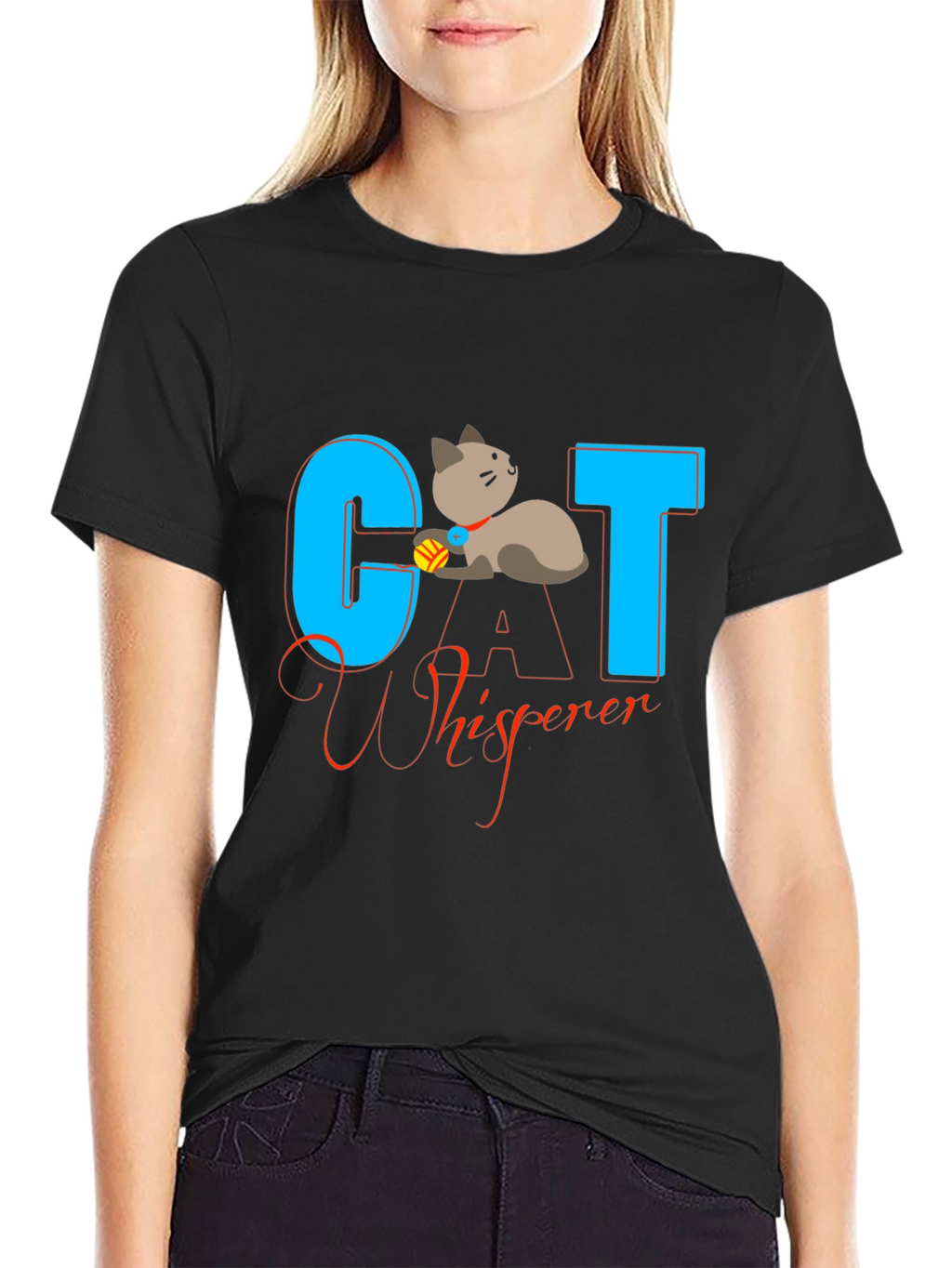 Cat Whisperer Graphic T-Shirt