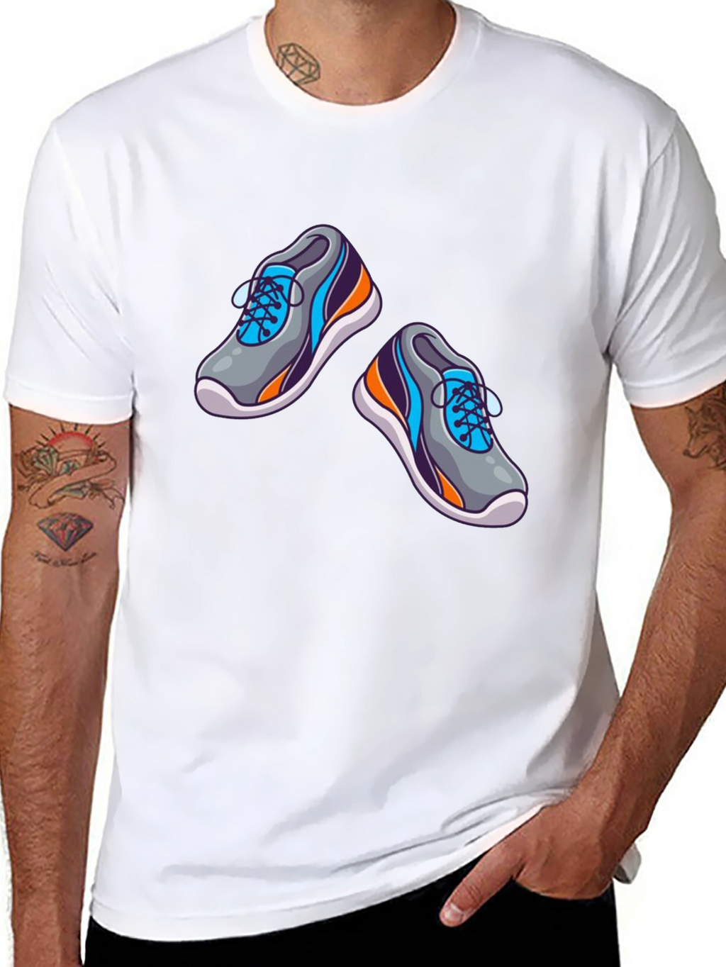 Sneakers Graphic Tee - Cool Casual Design