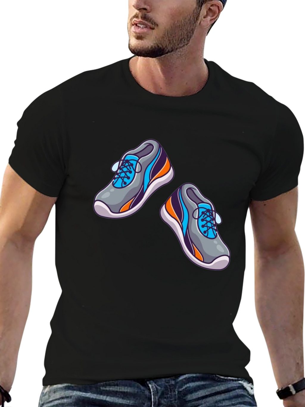 Sneakers Graphic Tee - Cool Casual Design