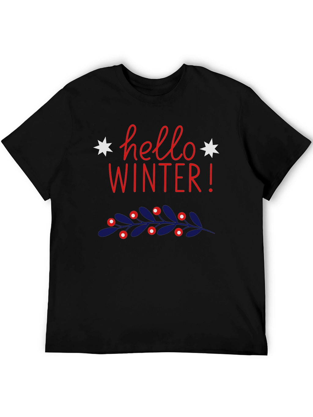 Hello Winter Graphic Tee - Holiday Style