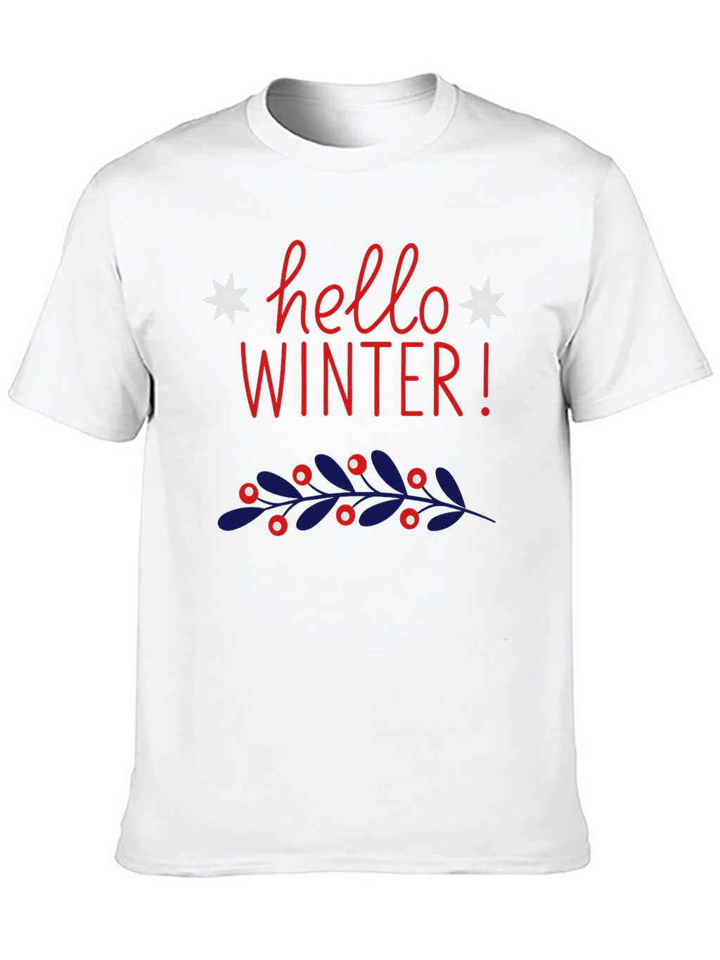 Hello Winter Graphic Tee - Holiday Style