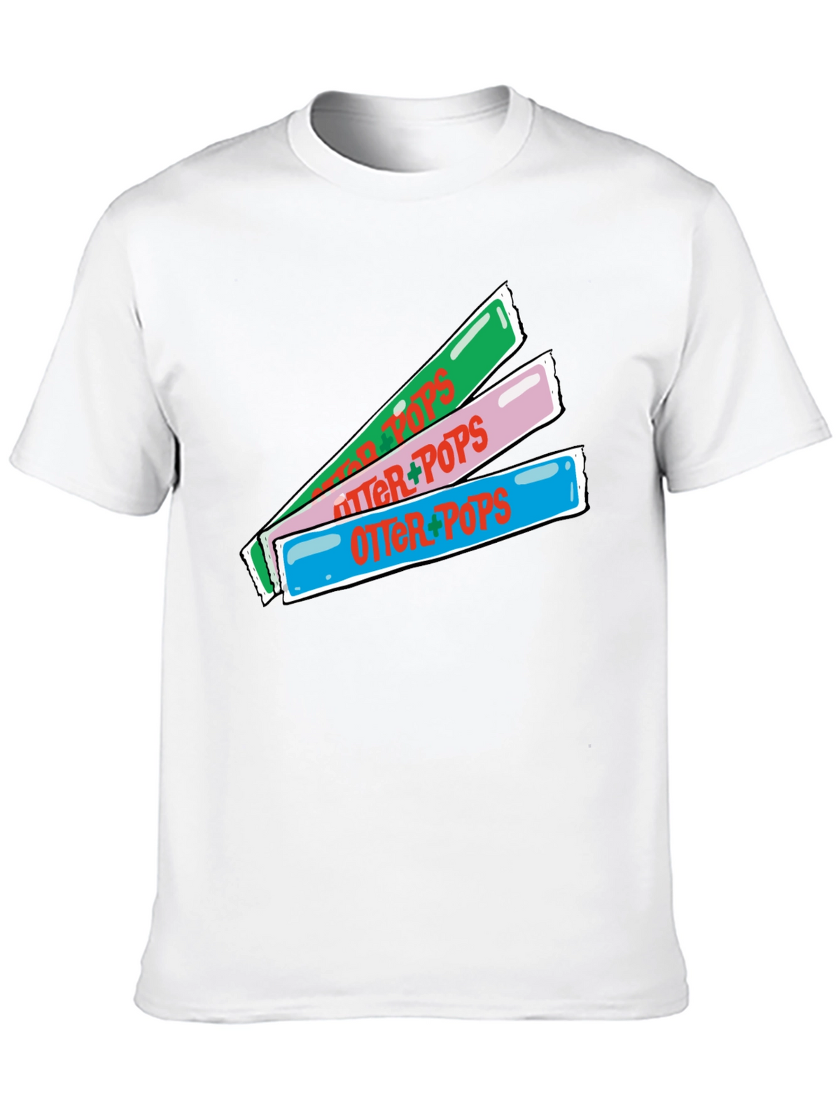 Otter Pops T-Shirt - Nostalgic Summer Fun