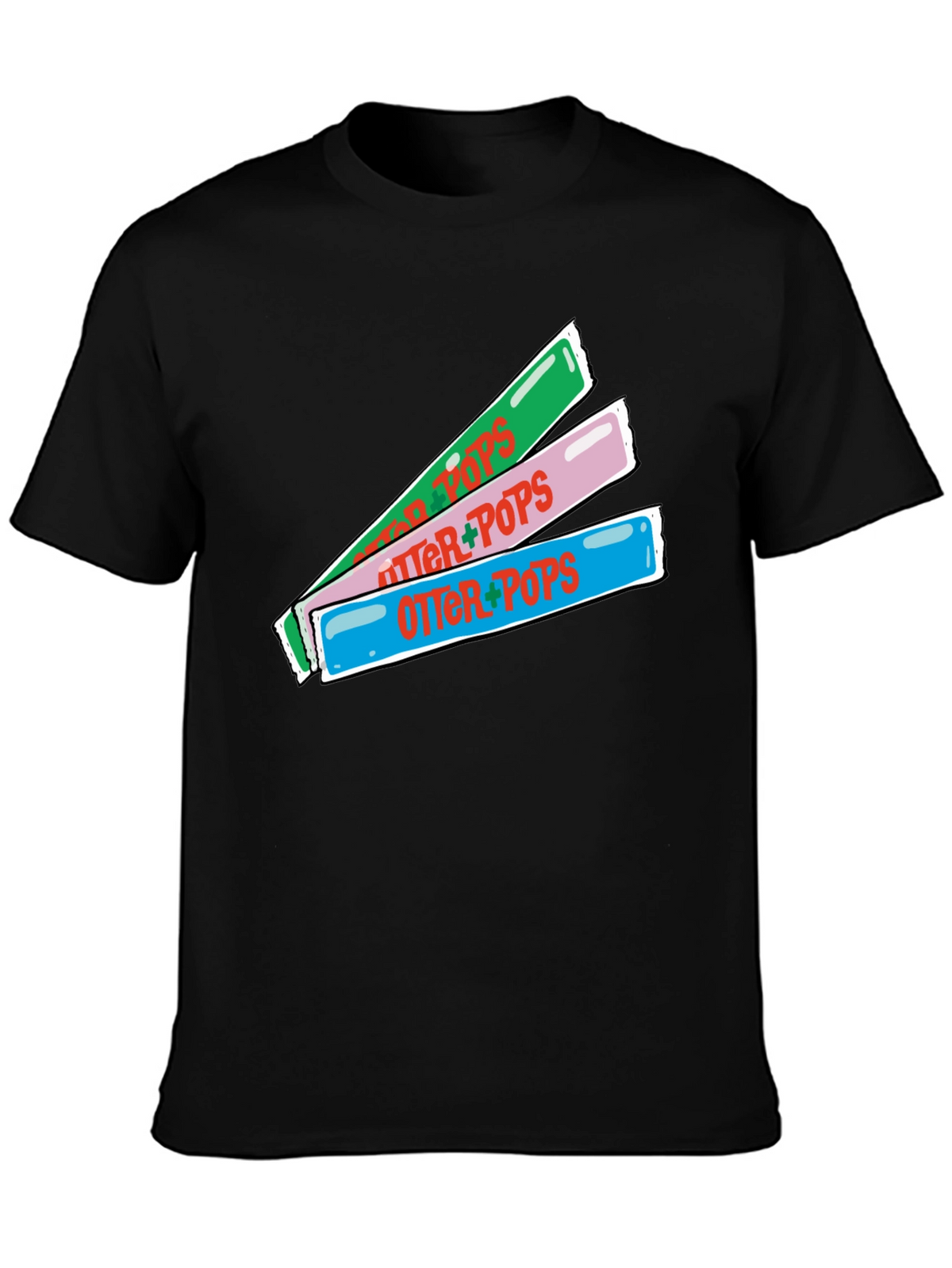 Otter Pops T-Shirt - Nostalgic Summer Fun