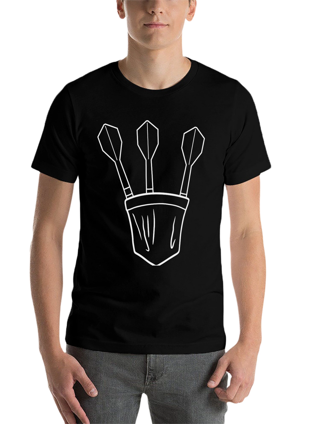 Darts T-Shirt - Dartboard Design Tee