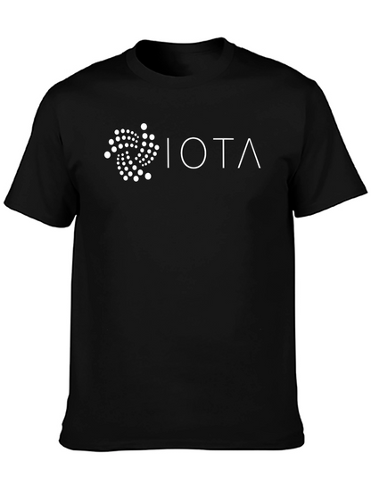 IOTA Crypto T-Shirt - Black Cotton Blend