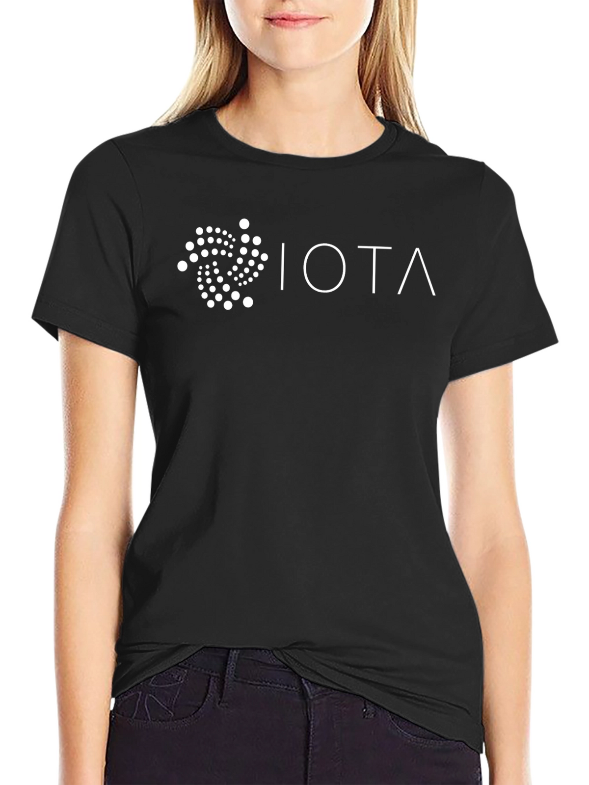 IOTA Crypto T-Shirt - Black Cotton Blend