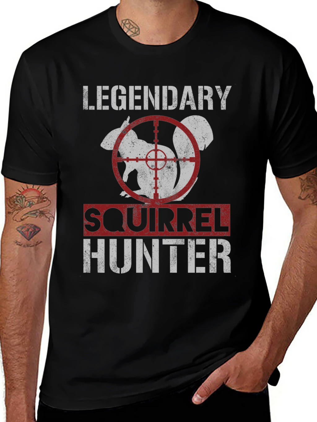 Legendary Squirrel Hunter T-Shirt - Funny Hunting Tee