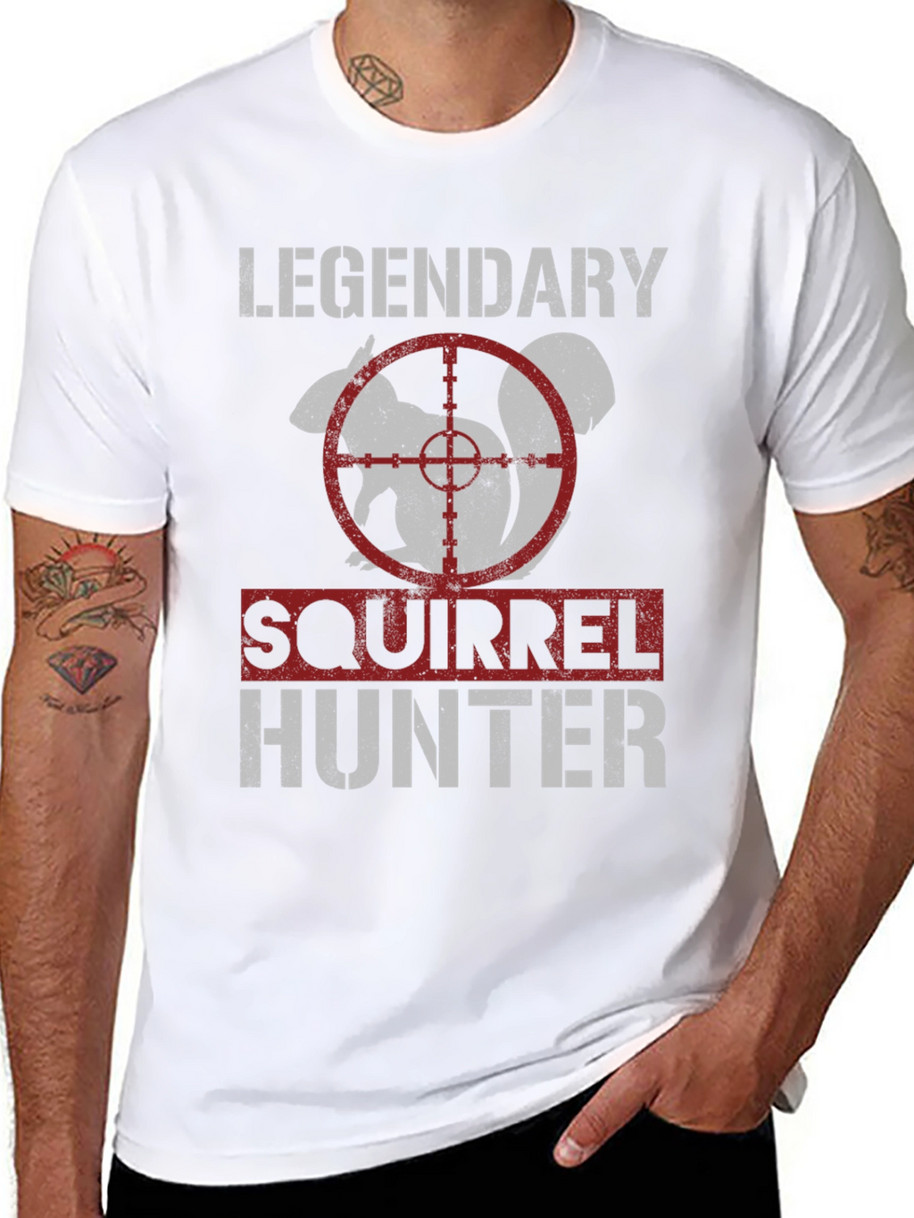 Legendary Squirrel Hunter T-Shirt - Funny Hunting Tee