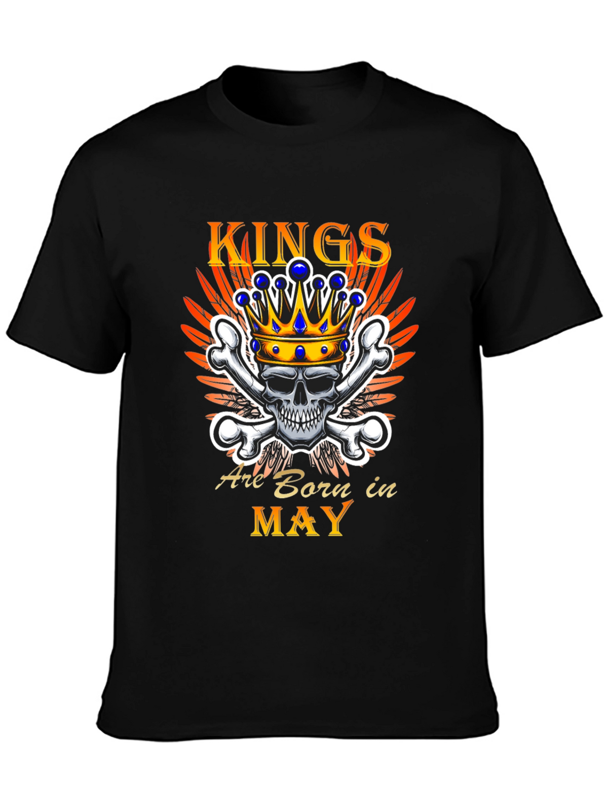 Kings Born in May Graphic T-Shirt