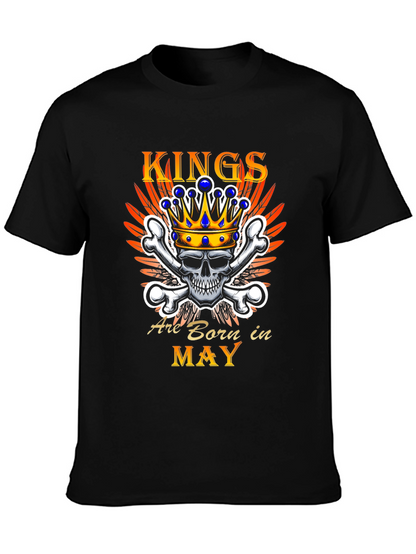 Kings Born in May Graphic T-Shirt