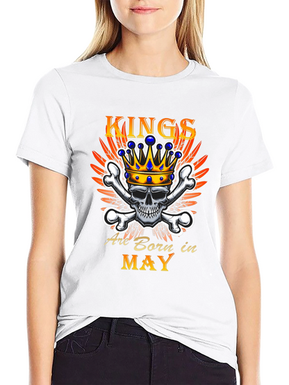 Kings Born in May Graphic T-Shirt