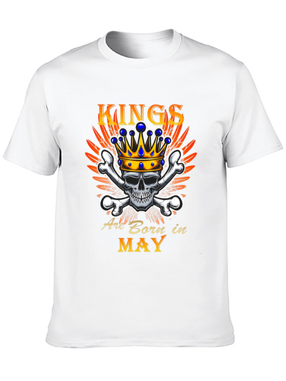 Kings Born in May Graphic T-Shirt