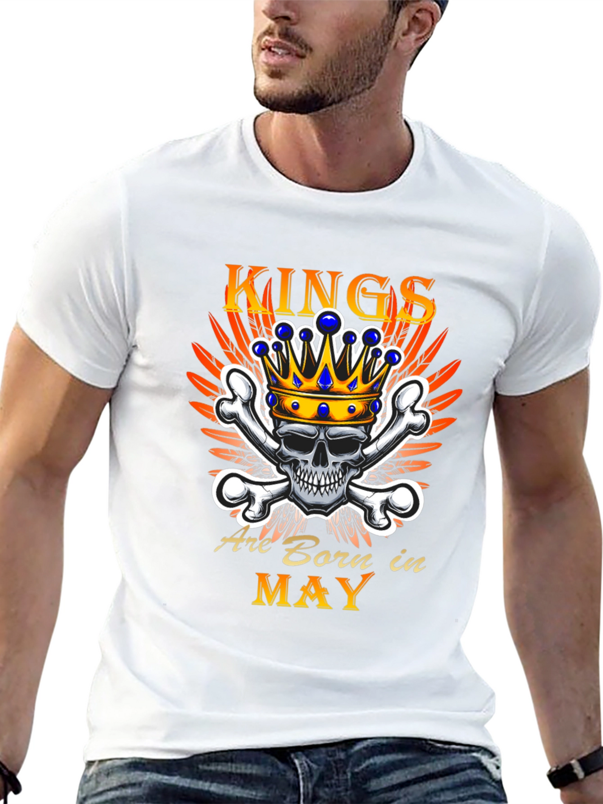 Kings Born in May Graphic T-Shirt
