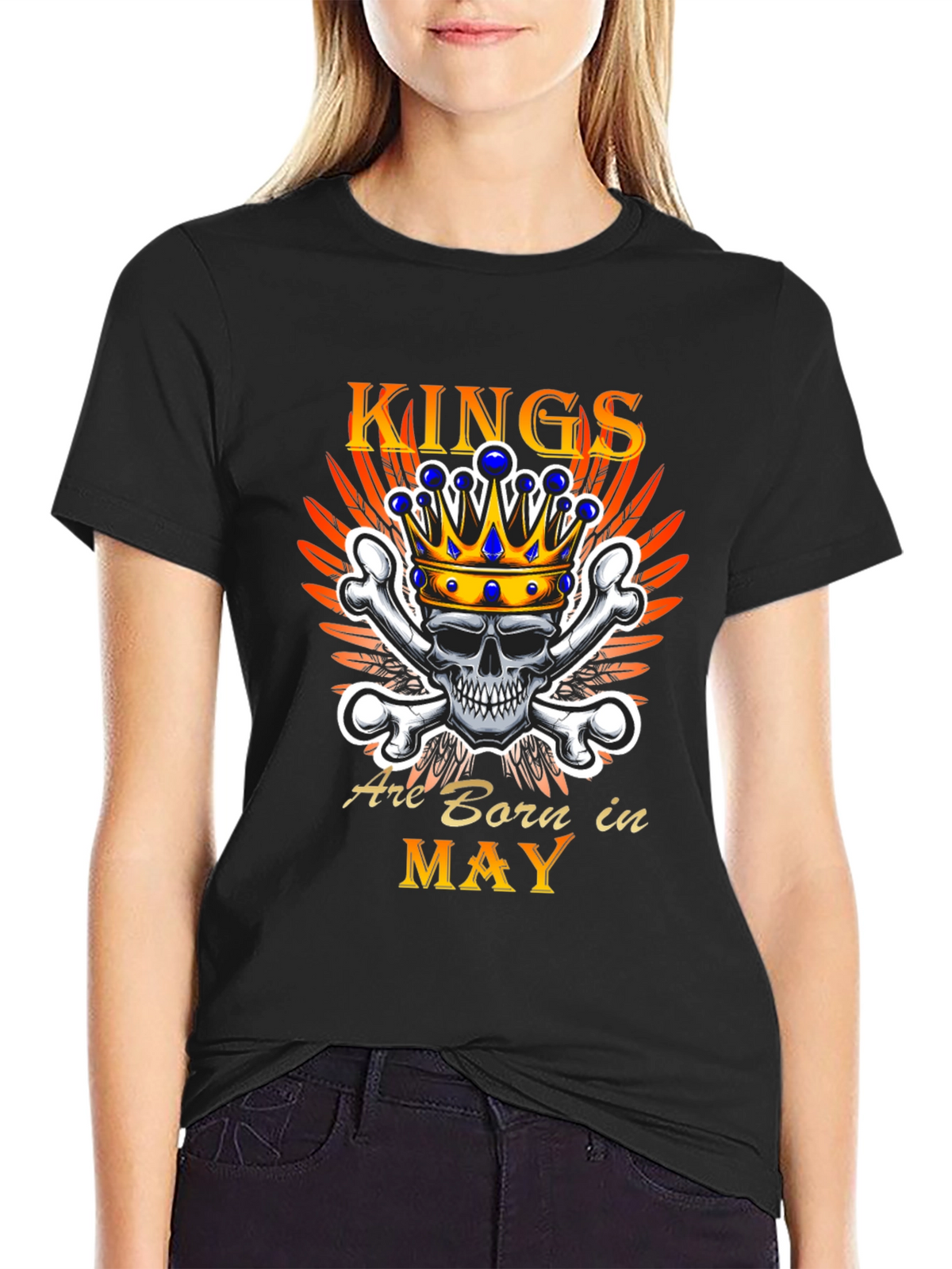 Kings Born in May Graphic T-Shirt