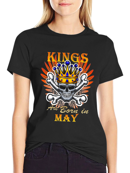 Kings Born in May Graphic T-Shirt