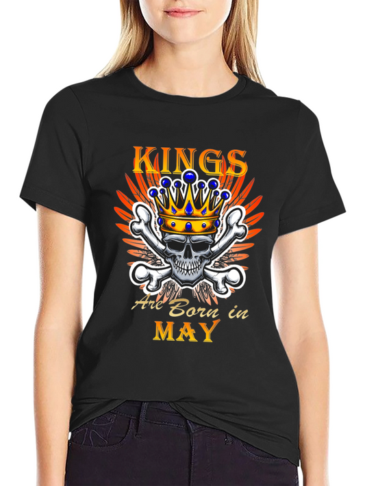 Kings Born in May Graphic T-Shirt