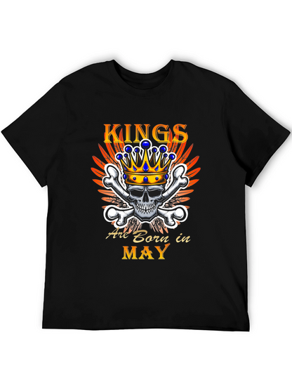 Kings Born in May Graphic T-Shirt