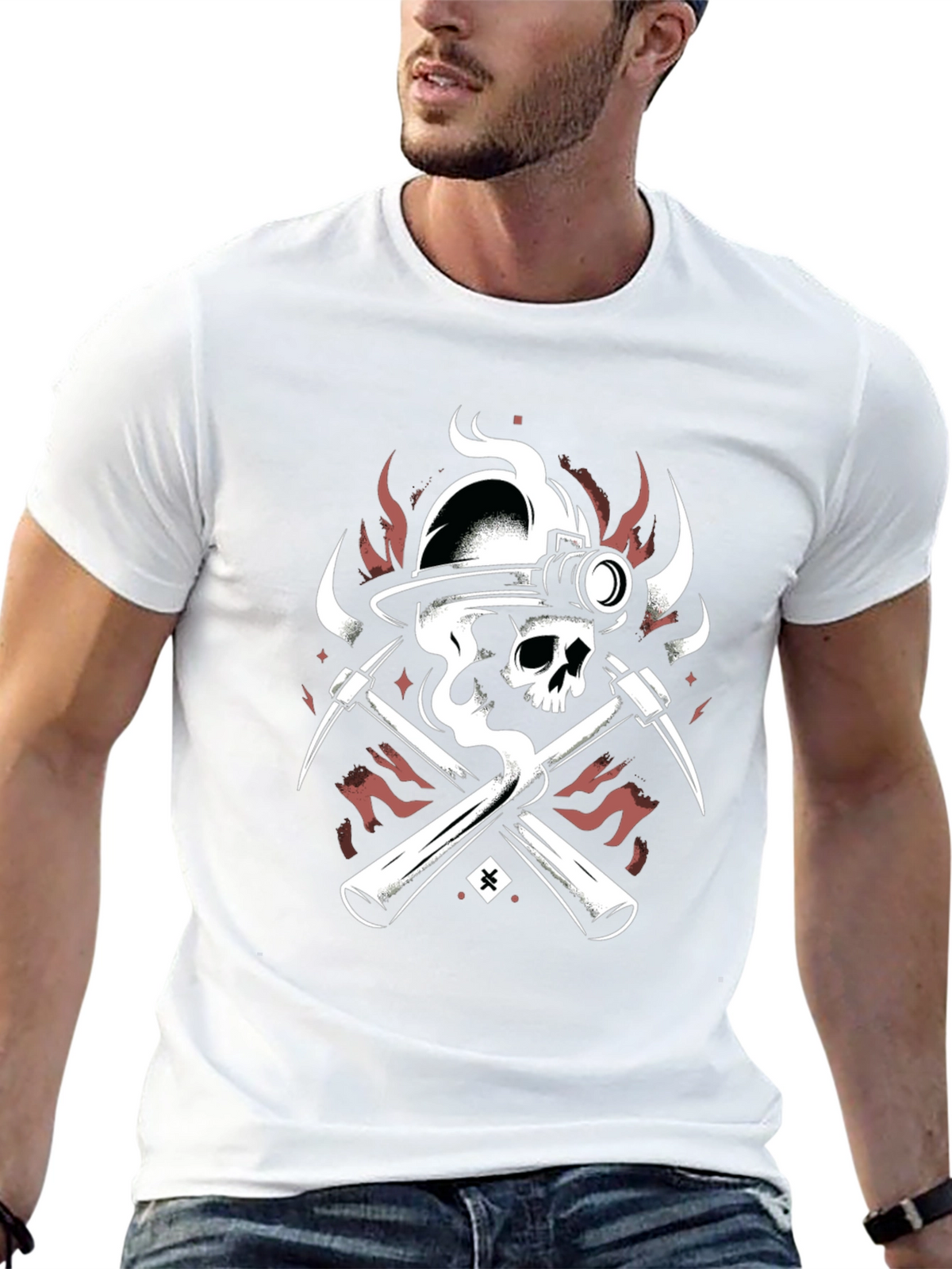 Miner Skull T-Shirt