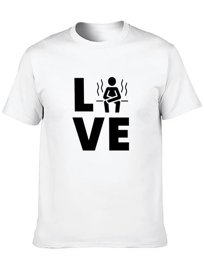 Love Sauna Black T-Shirt - Relaxation Design
