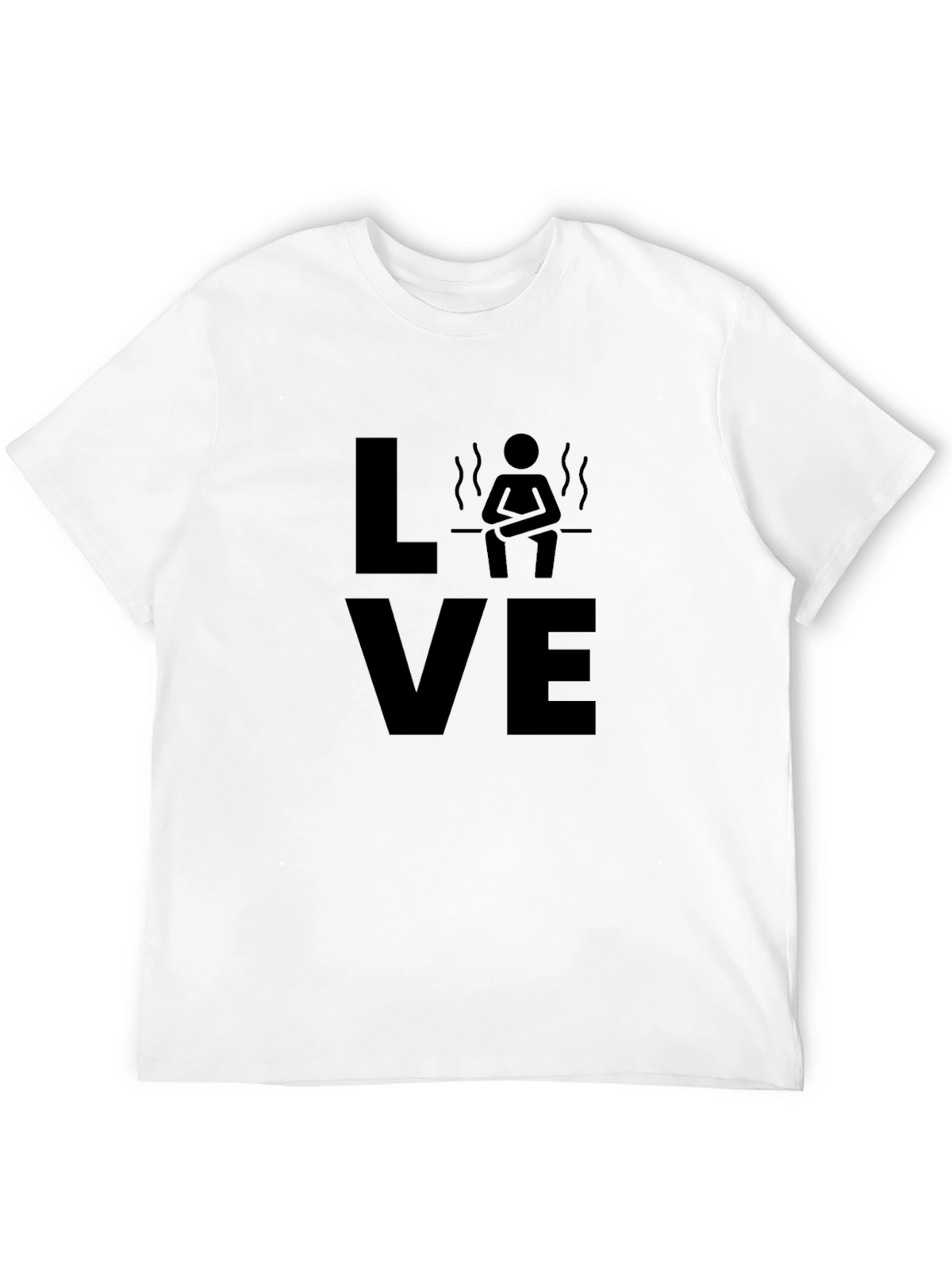 Love Sauna Black T-Shirt - Relaxation Design