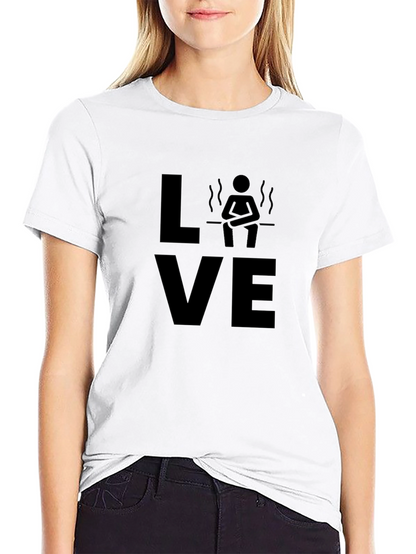 Love Sauna Black T-Shirt - Relaxation Design