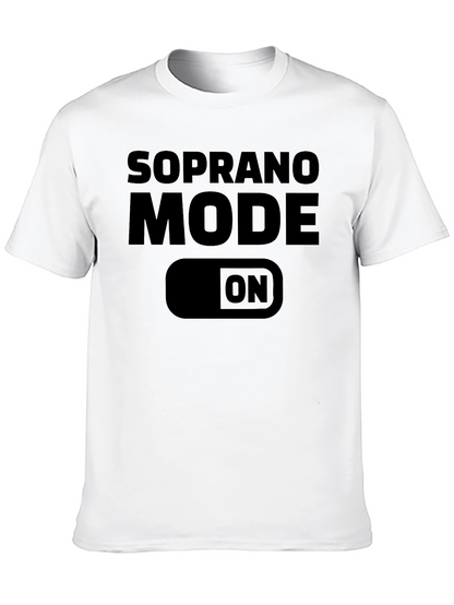 Soprano Mode ON Black T-Shirt