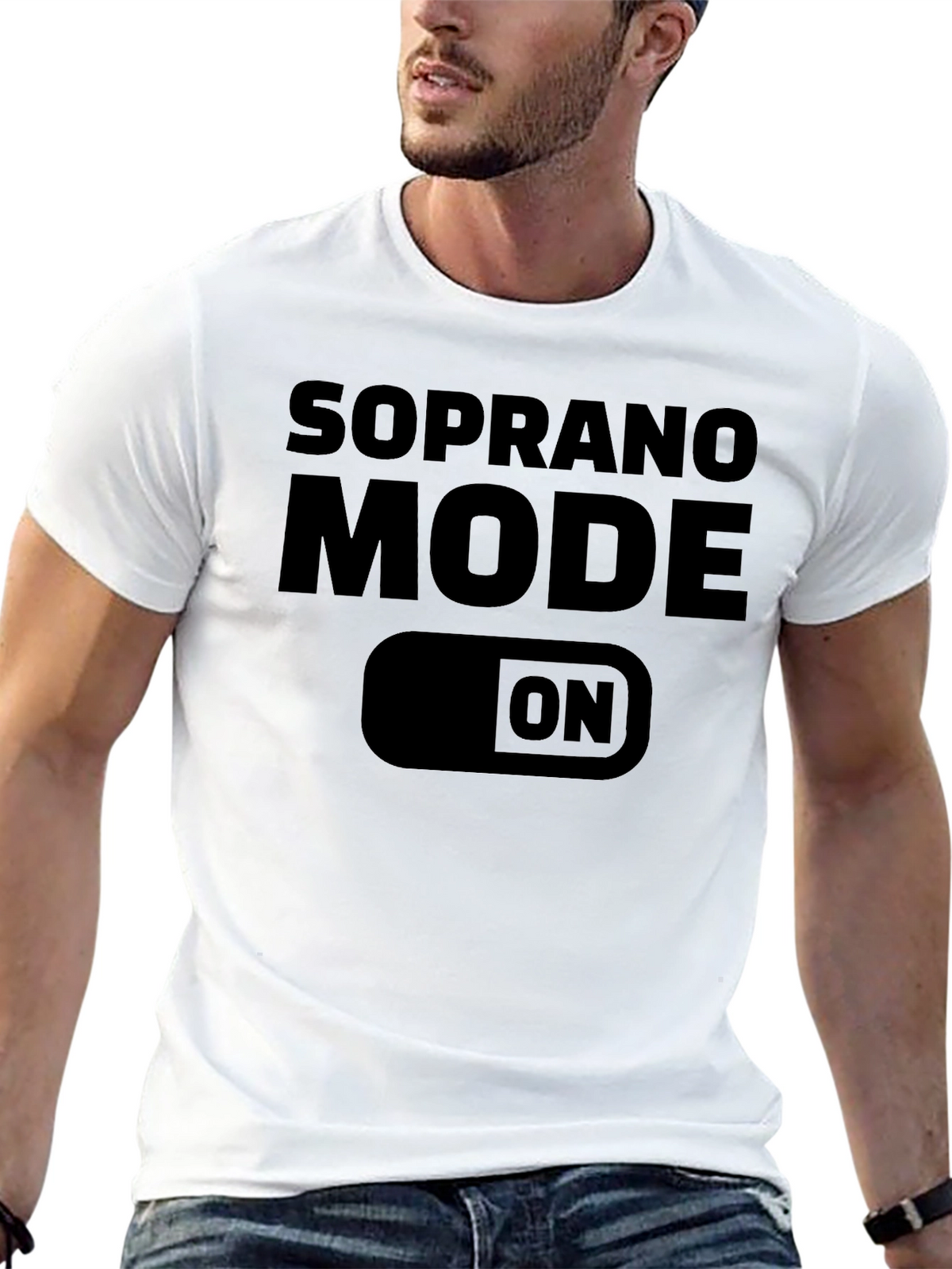 Soprano Mode ON Black T-Shirt