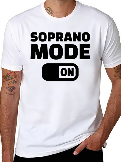 Soprano Mode ON Black T-Shirt