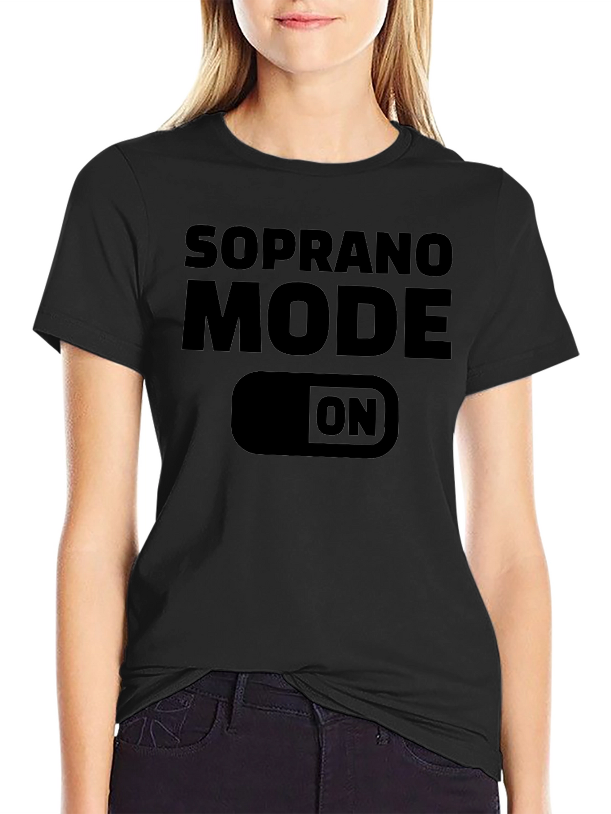 Soprano Mode ON Black T-Shirt