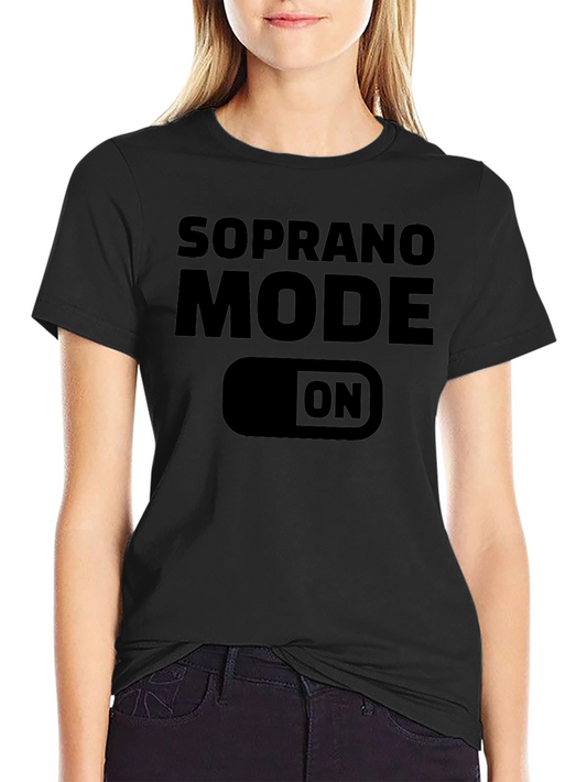 Soprano Mode ON Black T-Shirt