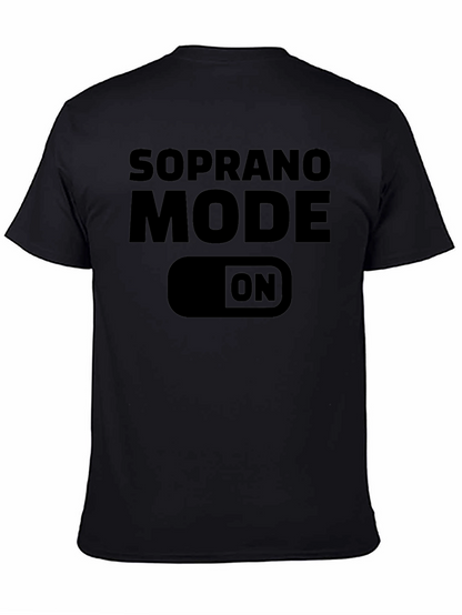 Soprano Mode ON Black T-Shirt
