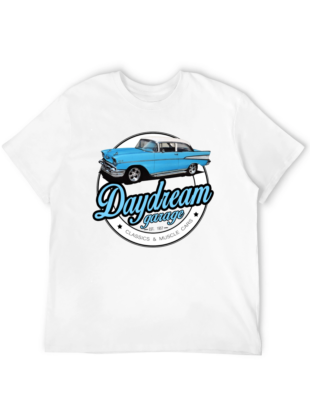 Daydream Garage Classic Car Graphic T-Shirt