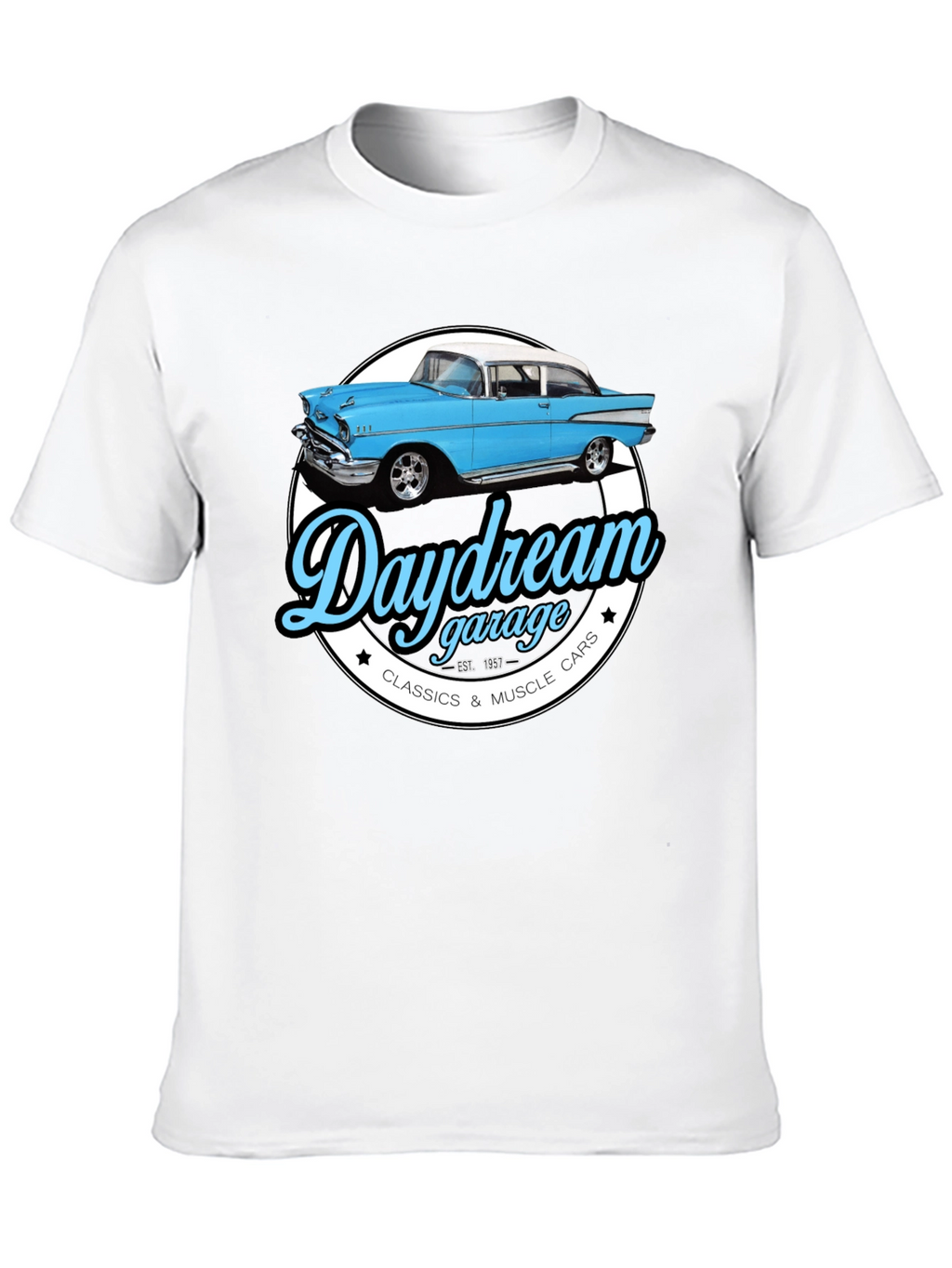 Daydream Garage Classic Car Graphic T-Shirt