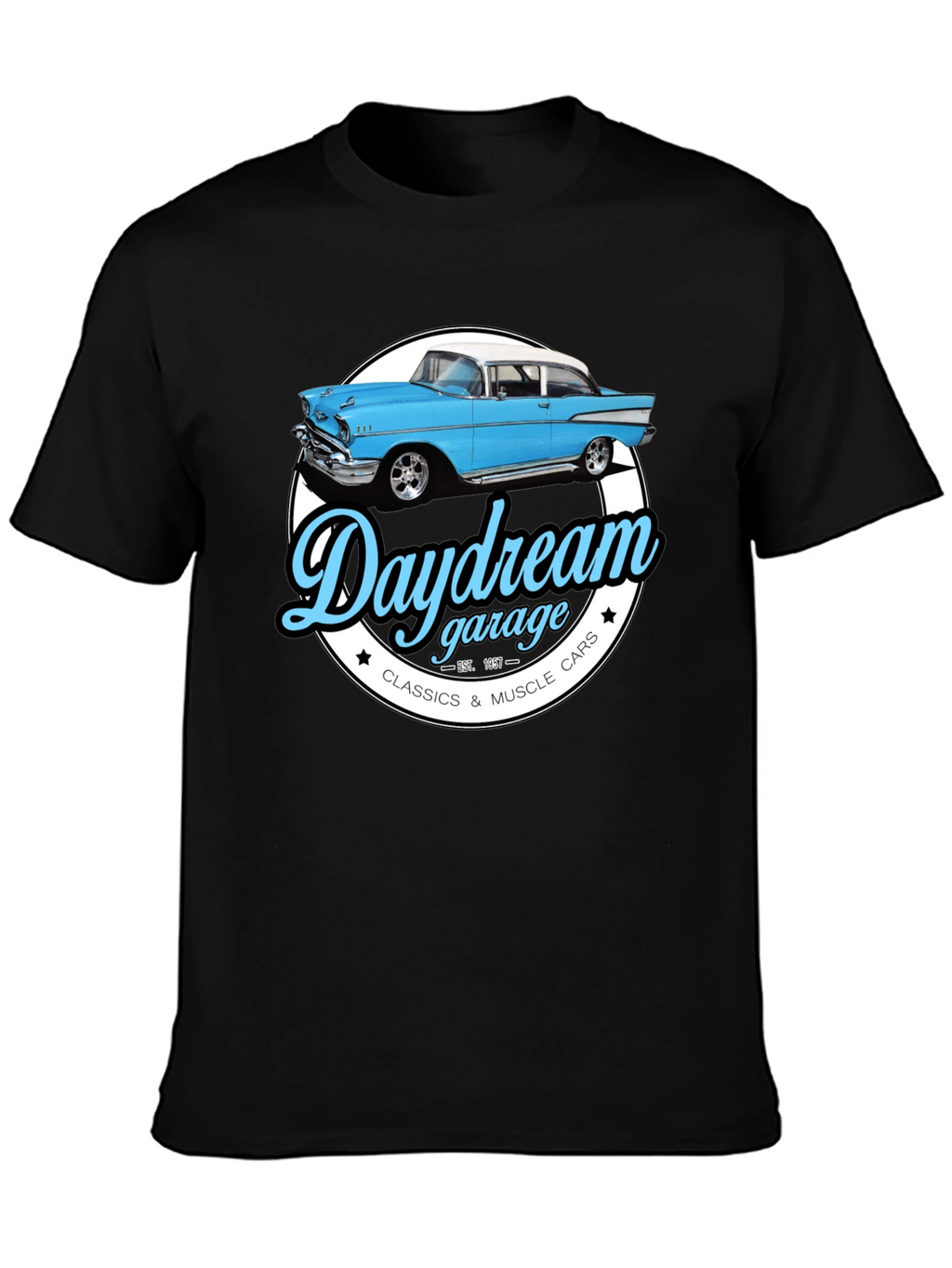 Daydream Garage Classic Car Graphic T-Shirt