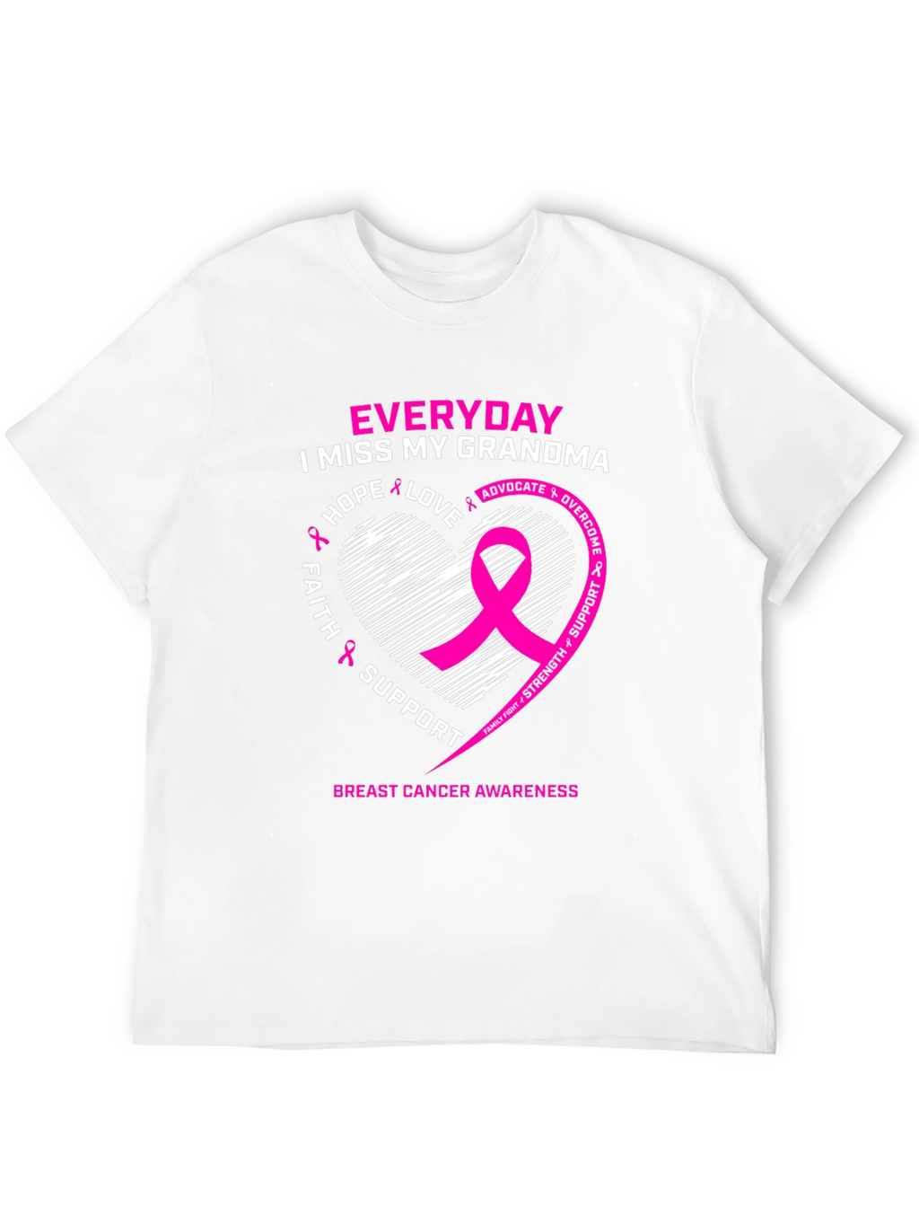 Breast Cancer Awareness I Miss My Grandma T-Shirt