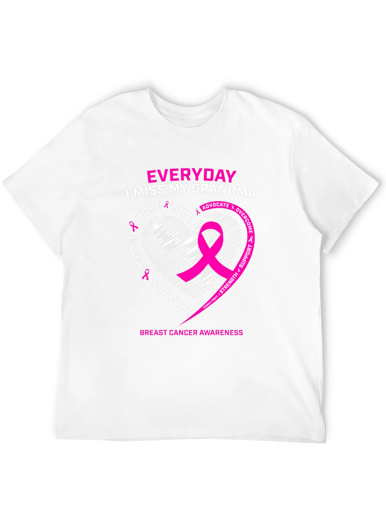 Breast Cancer Awareness I Miss My Grandma T-Shirt