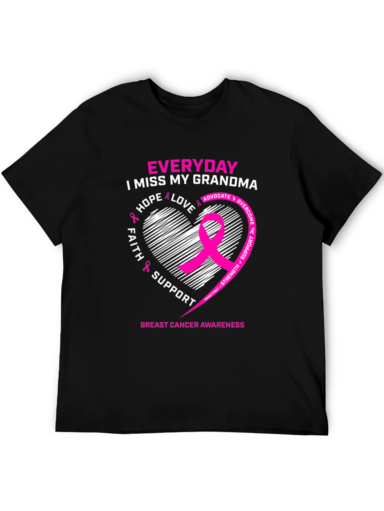 Breast Cancer Awareness I Miss My Grandma T-Shirt