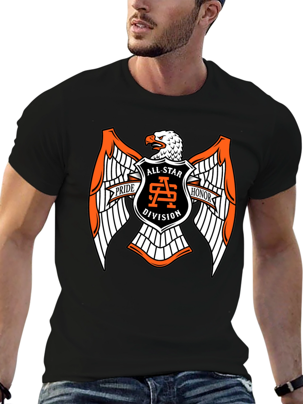 All-Star Division Eagle Graphic T-Shirt