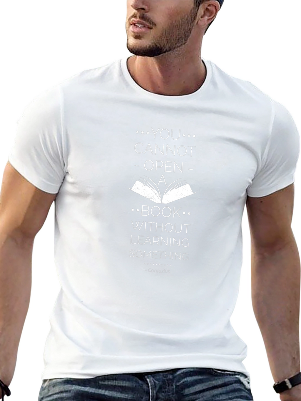 Inspirational Quote Graphic T-Shirt - Learn Something