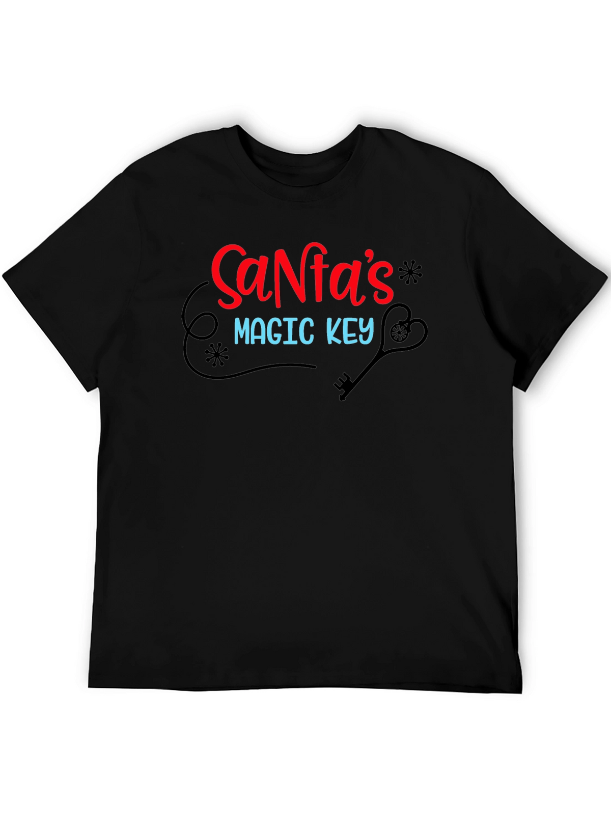Santas Magic Key Christmas T-Shirt