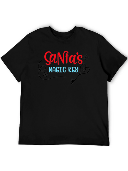 Santas Magic Key Christmas T-Shirt