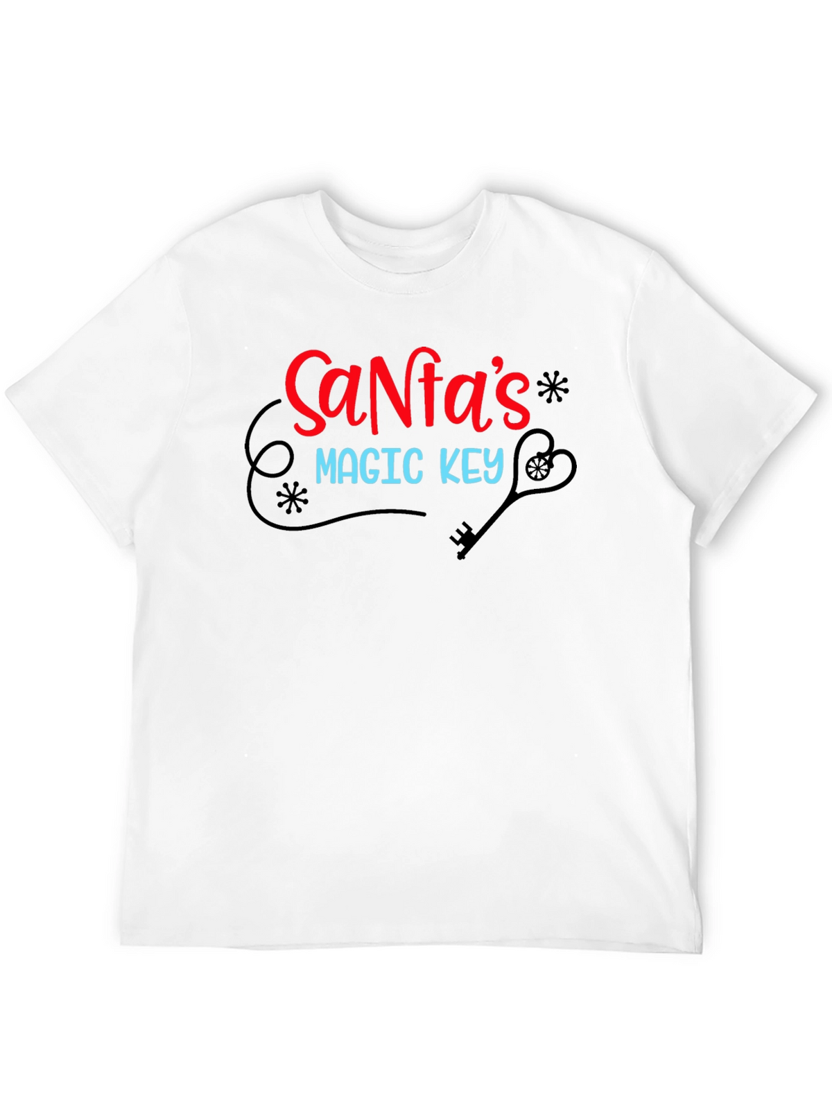 Santas Magic Key Christmas T-Shirt